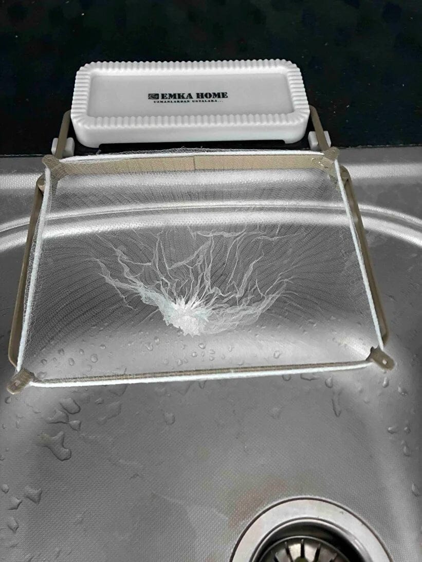 Customer photo review of PratikSüzgeç – Katlanır Mutfak Lavabo Süzgeci