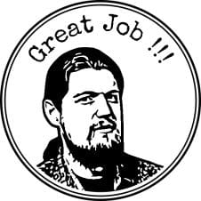 Customer photo review of Face Stamp ¦ Self-Inking Stamp ¦ US