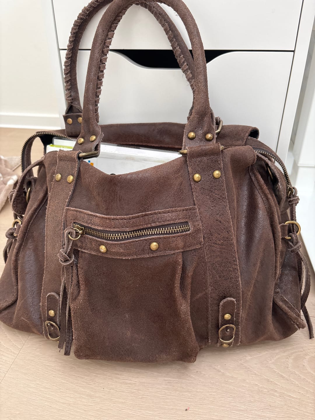 Customer photo review of It girl bag espresso martini