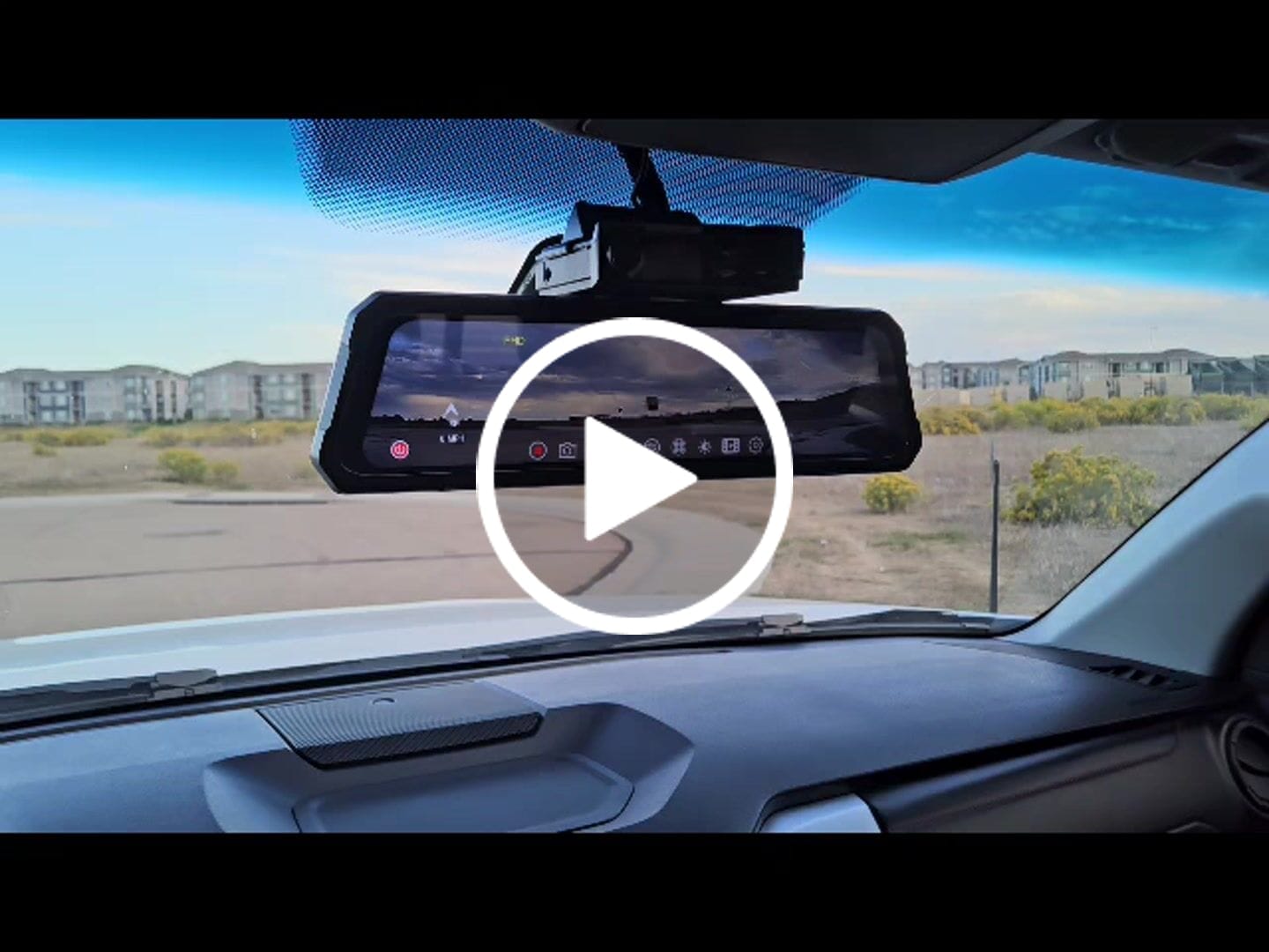Customer video review of The Legend 3CH Waterproof Mirror Dash Cam, 1080P/60fps, 3-Cam