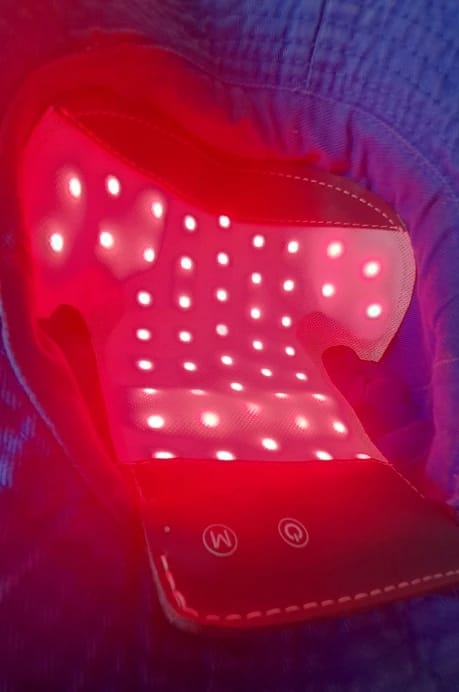Customer photo review of Red Light Therapy Cap™ – LED Light Therapy for Skin & Scalp