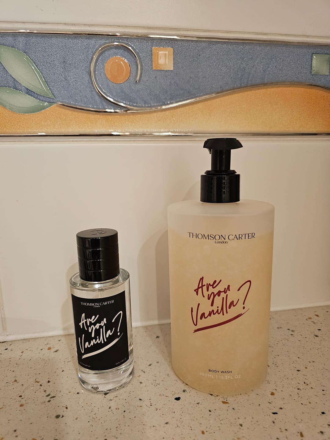 Customer photo review of 50ml Fragrance & Body Wash Bundle