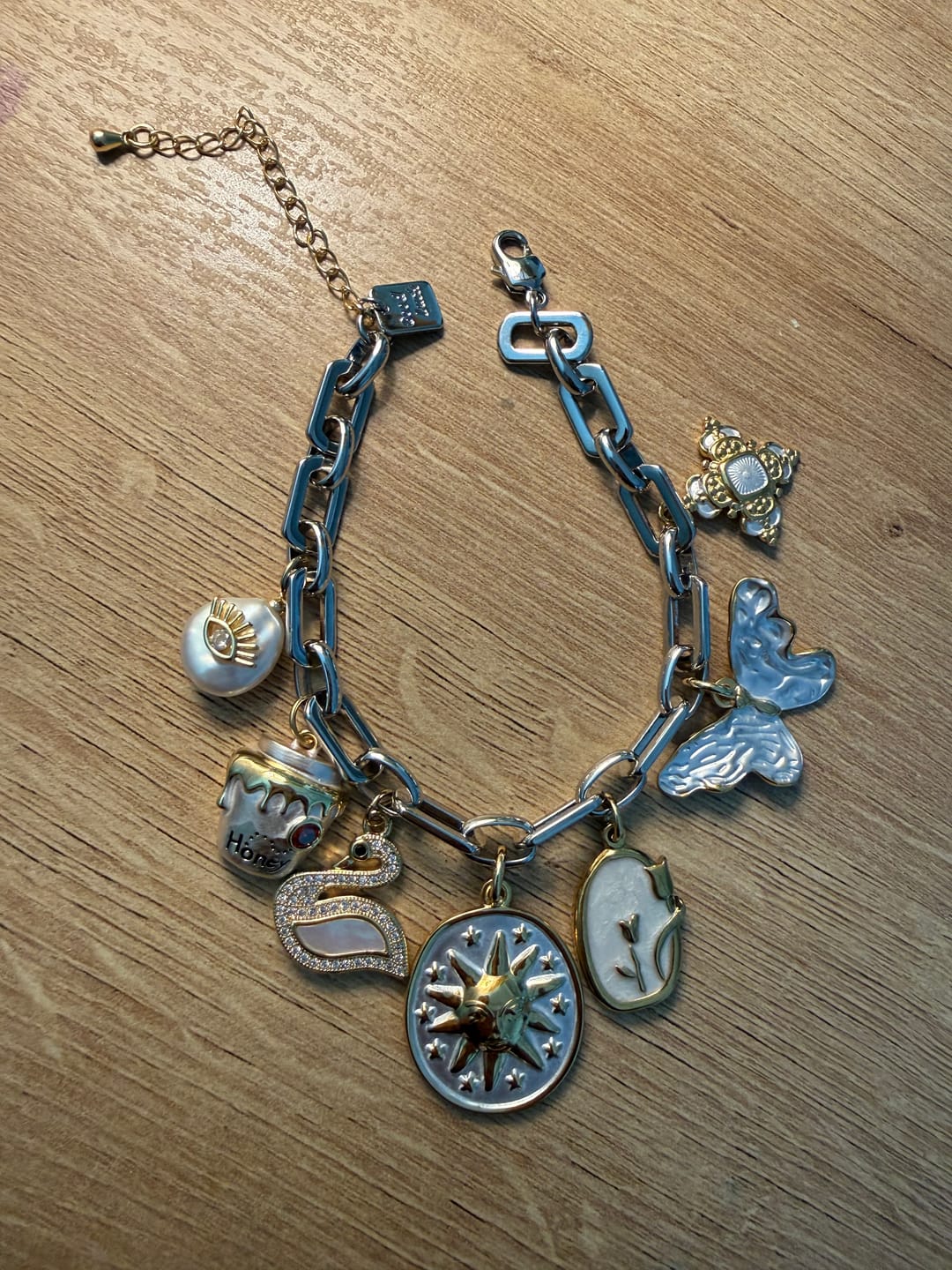 Customer photo review of Antique Inspired Cross Charm