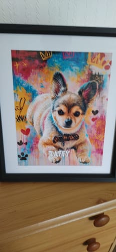 Customer photo review of Graffiti -  Personalised Poster