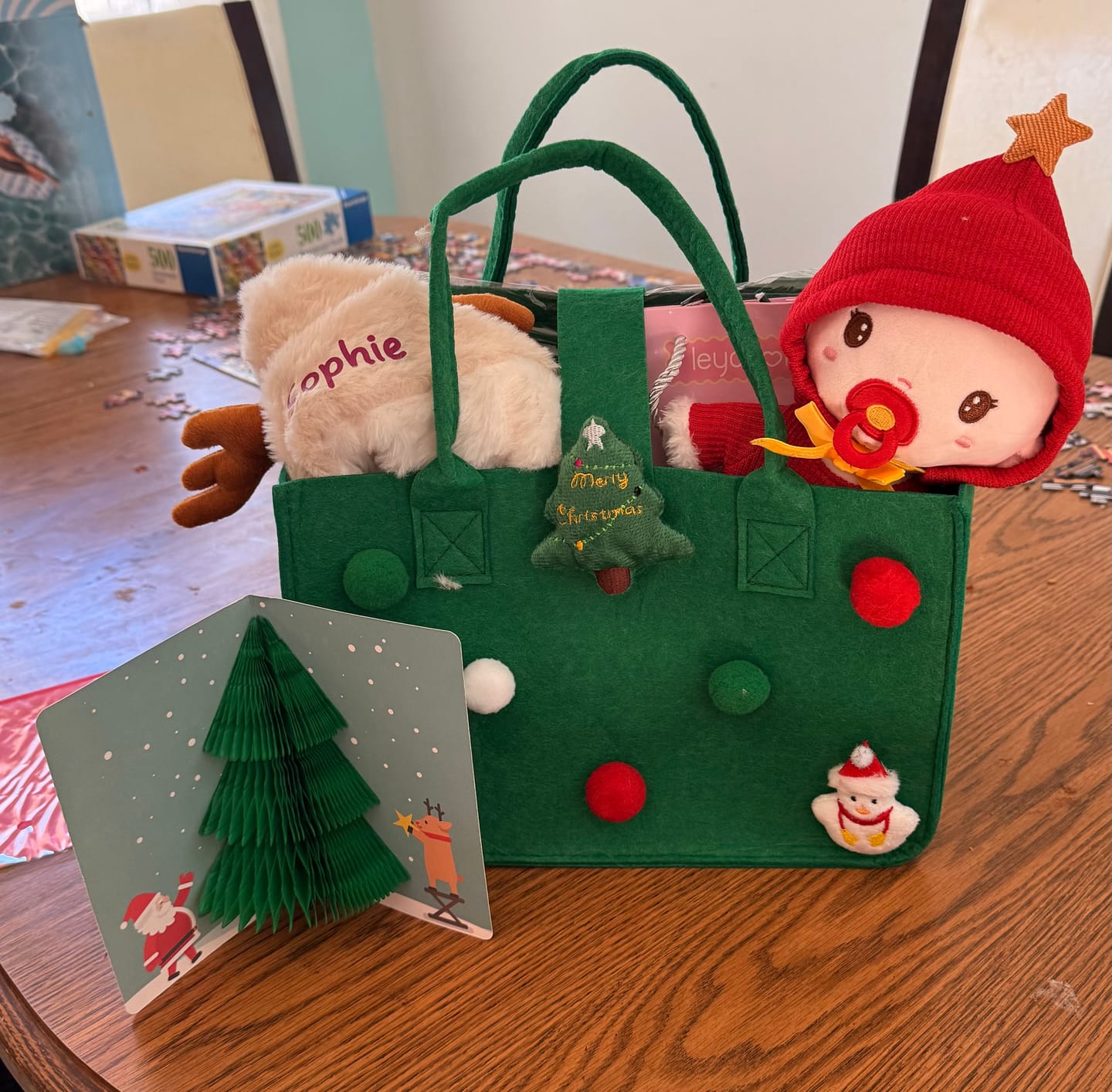 Customer photo review of Personalized Christmas Gift Bundle