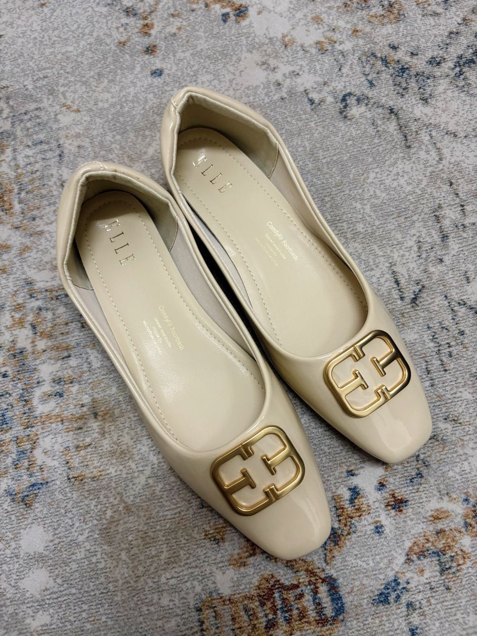 Customer photo review of Jacqueline Slip-on Flats & Ballerina In Beige