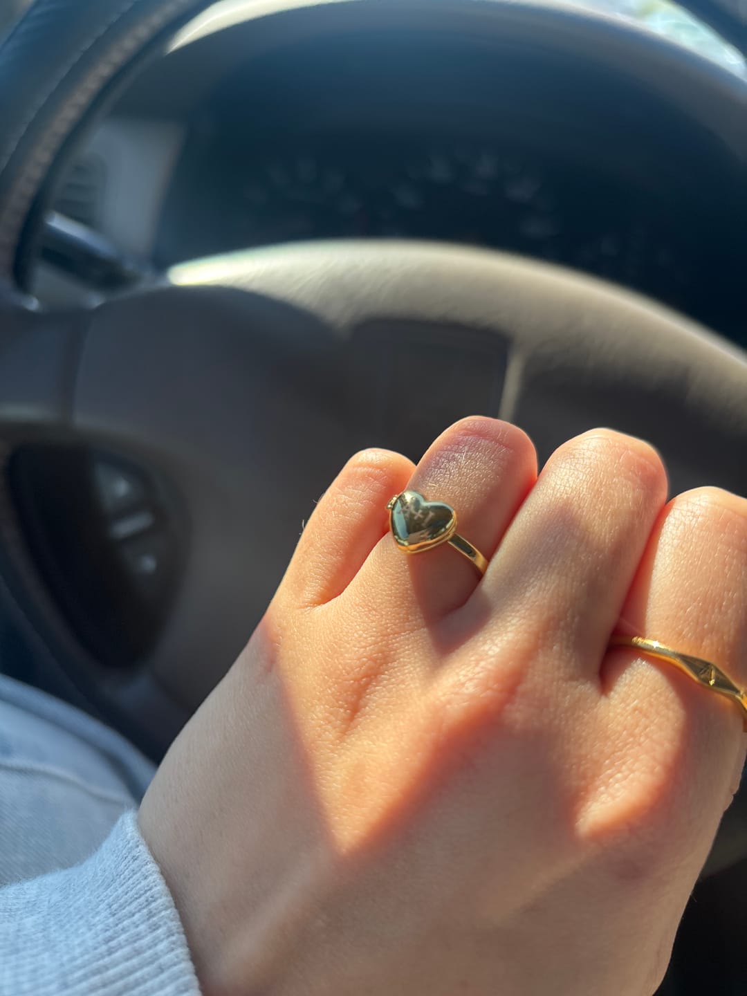 Customer photo review of Heart Locket Ring