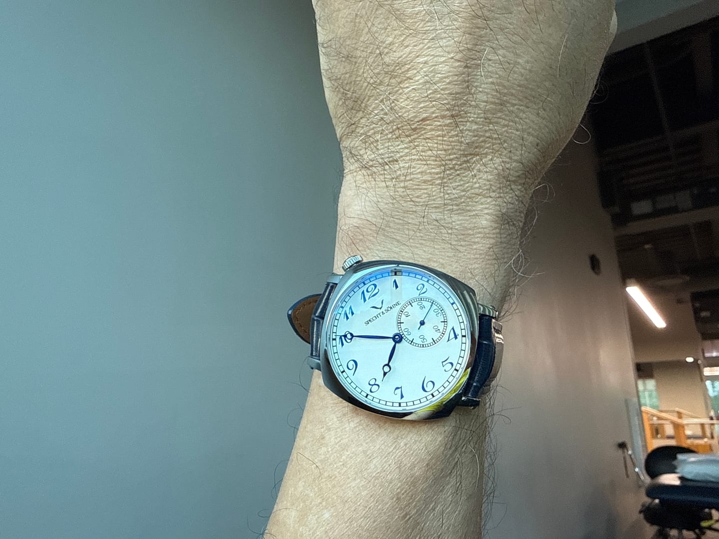 Customer photo review of Specht & Söhne SP2645A4 Automatic Heritage Blue  Edition