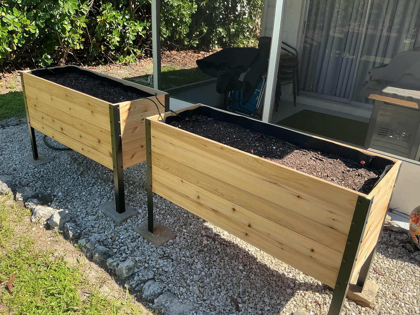Customer photo review of 18″ x 48″ Deep Root Raised Garden Bed - 30″ TALL - Select Grade