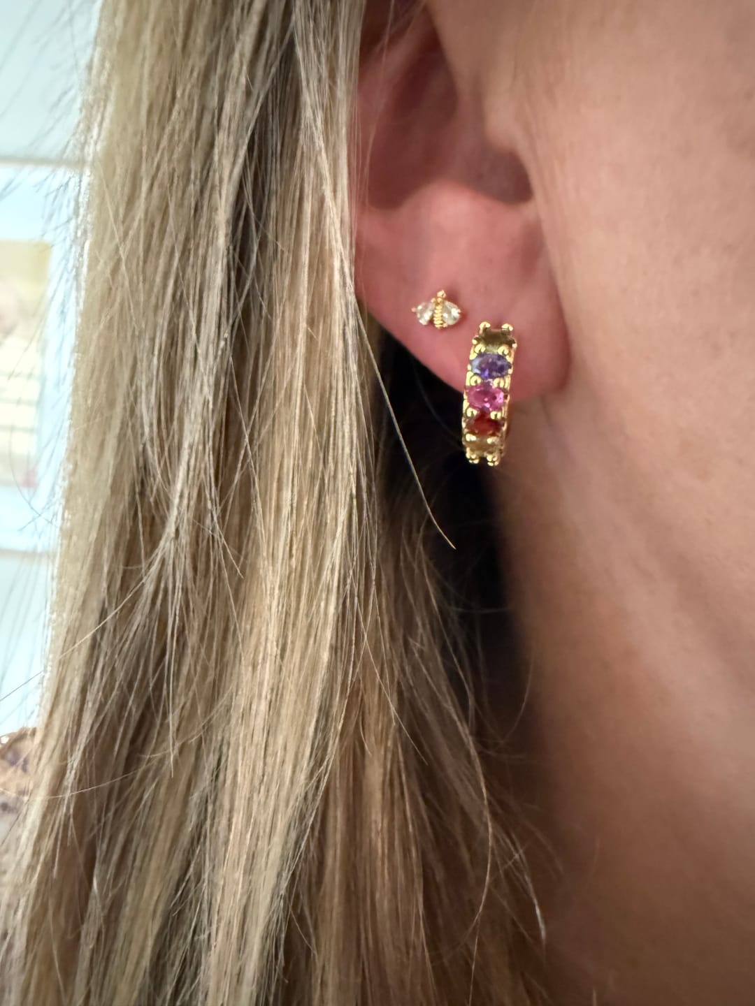 Customer photo review of Dawn Hoops