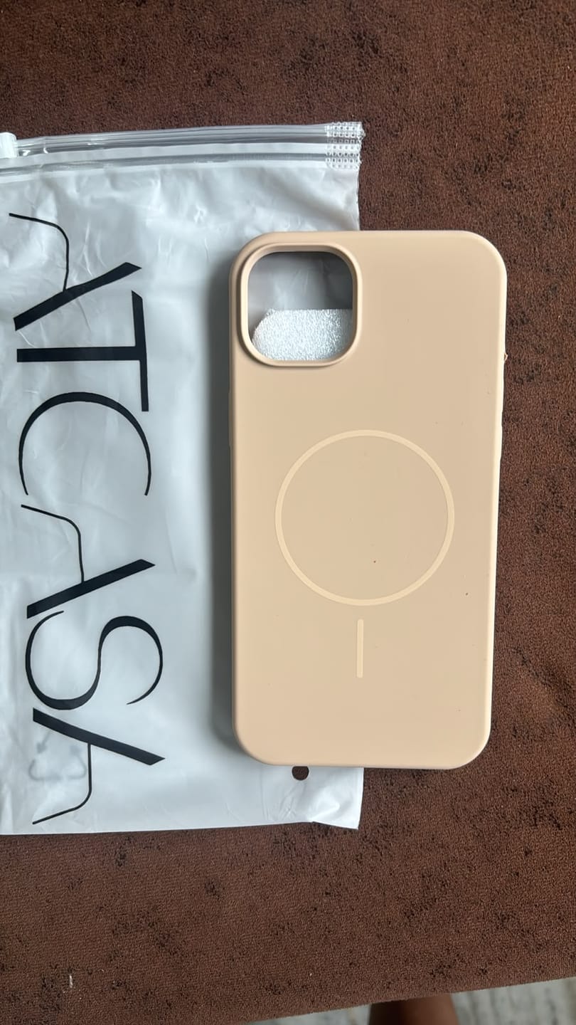 Customer photo review of Double Layer Magsafe Liquid Silicone Pre-Order Magnetic iPhone Case