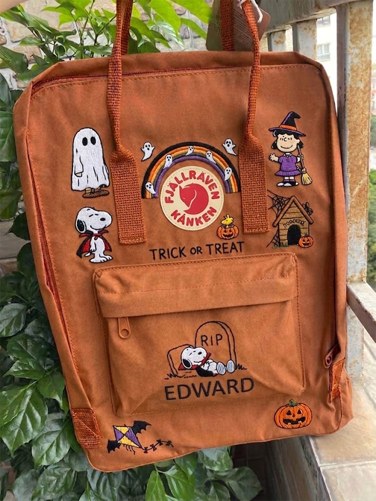 Customer photo review of Star Wars Fjallraven Kanken Hand-Embroidered Backpack