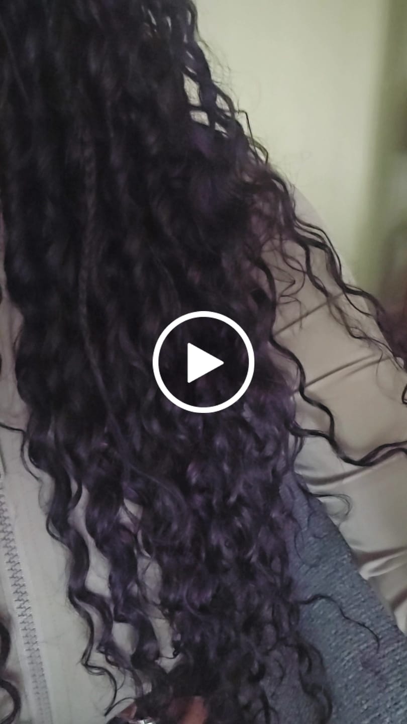 Customer video review of Ywigs Loose Deep Wave Human Crochet Hair for Miracle Knots
