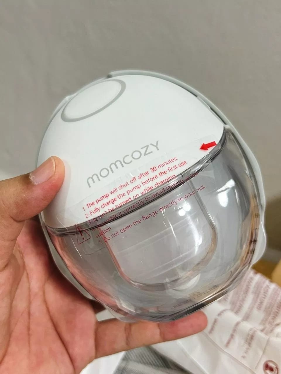 Customer photo review of Momcozy M6 Breast Pump