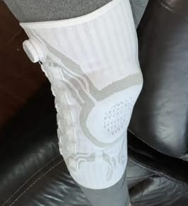 Customer photo review of Rodillera con Almohadilla de Gel