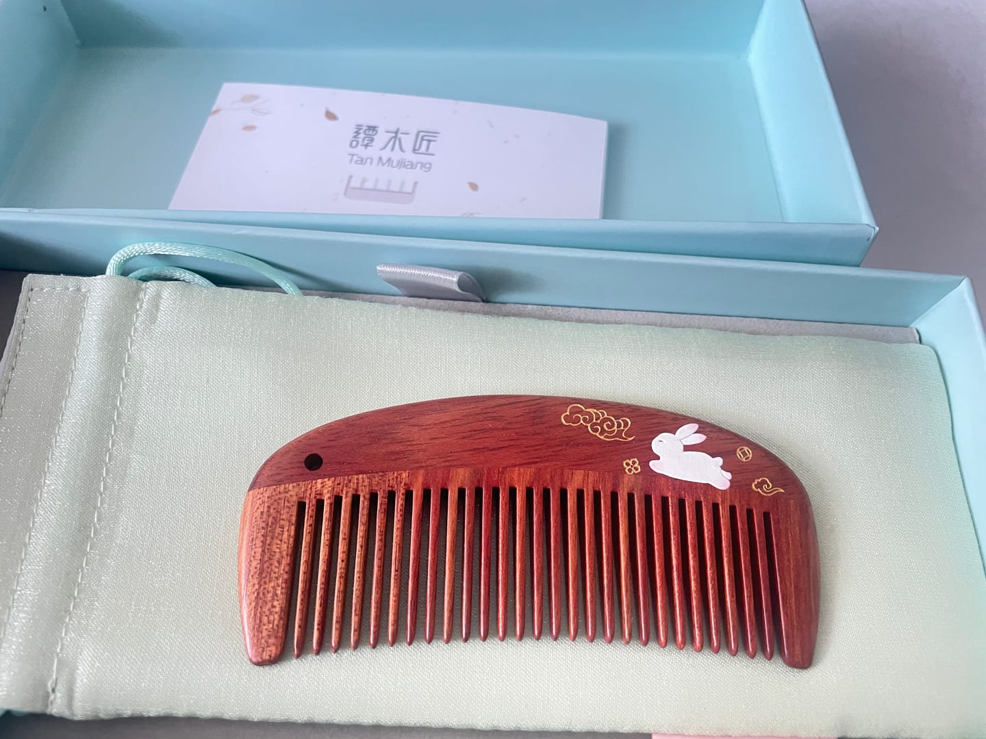 Customer photo review of Rabbit Wood Comb