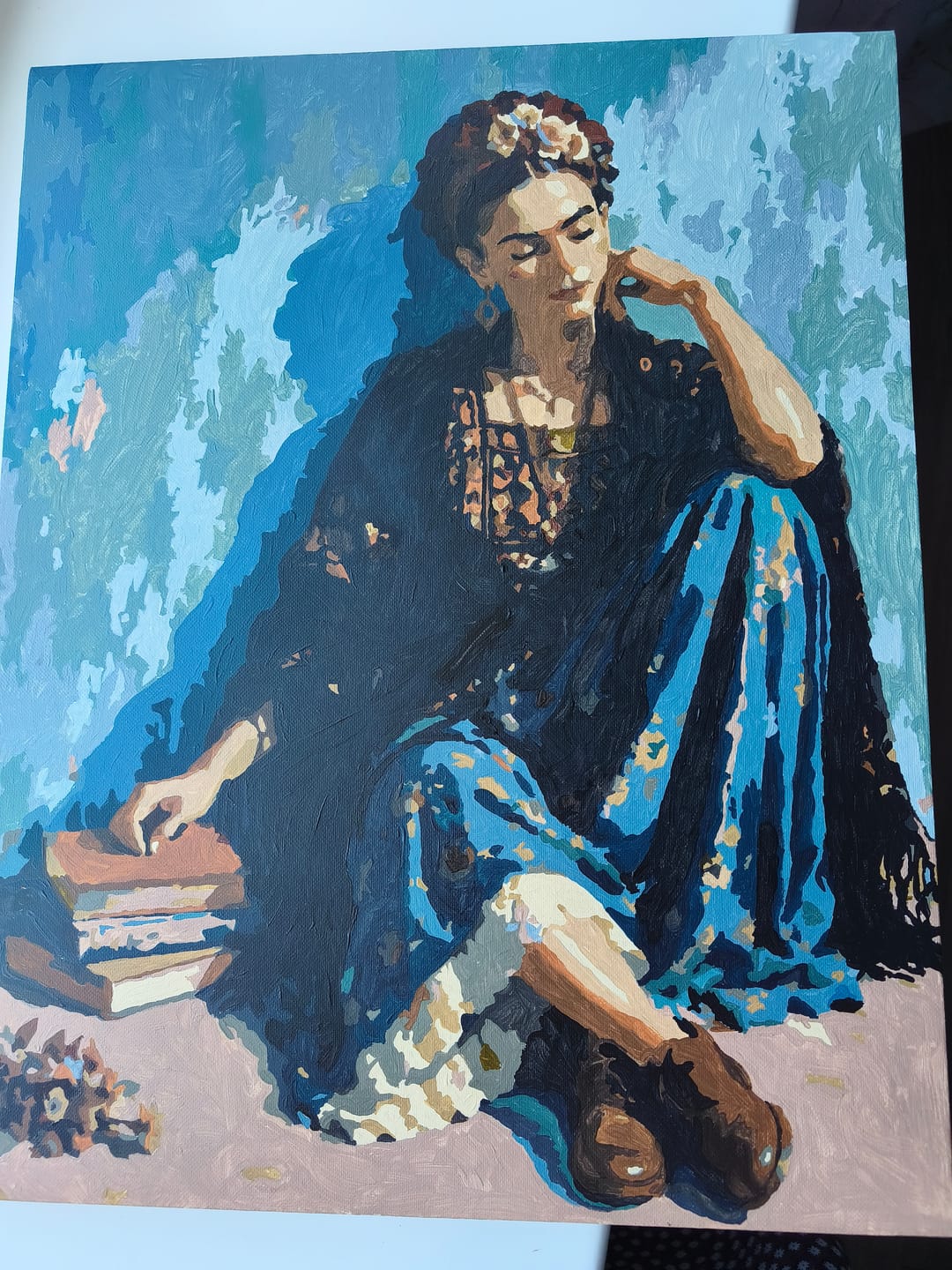 Customer photo review of Bohemian Reverie | Paint by Number