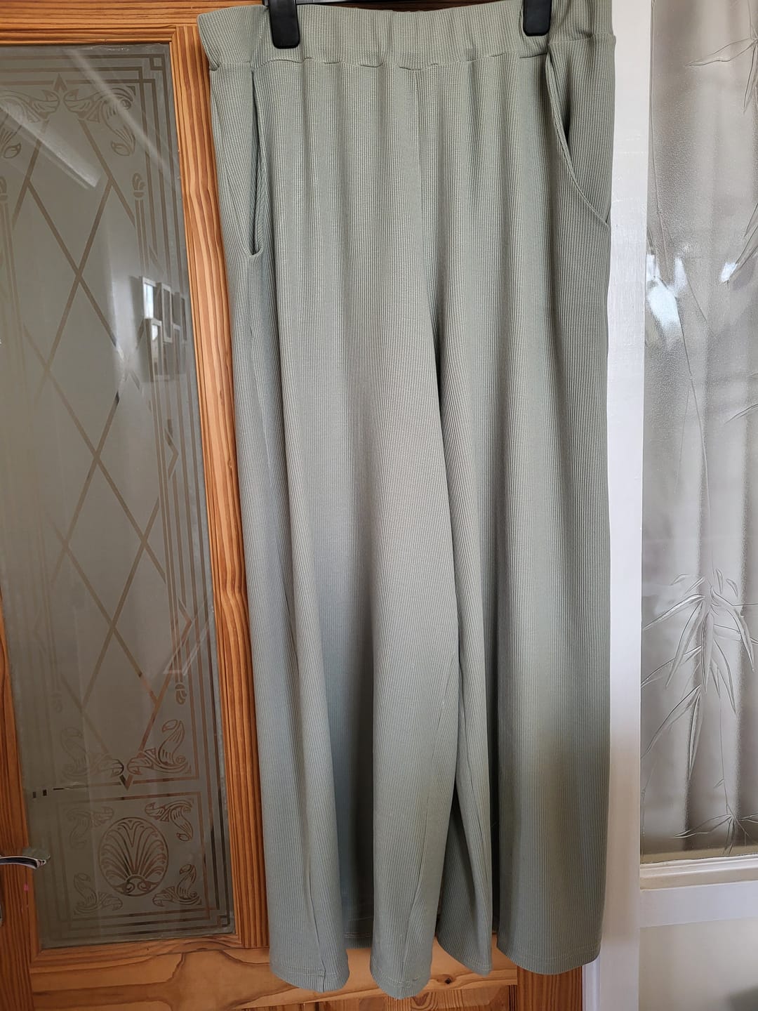 Customer photo review of Sage Green Knit Jersey Fabric