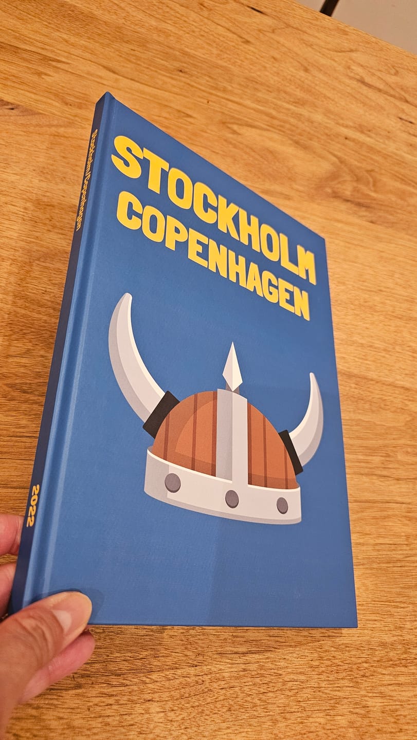 Customer photo review of Custom Travel Book