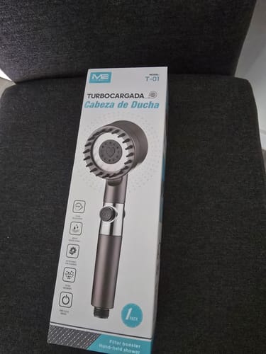 Customer photo review of Cabezal de Ducha Alta Presión + 3 Recambios Gratis