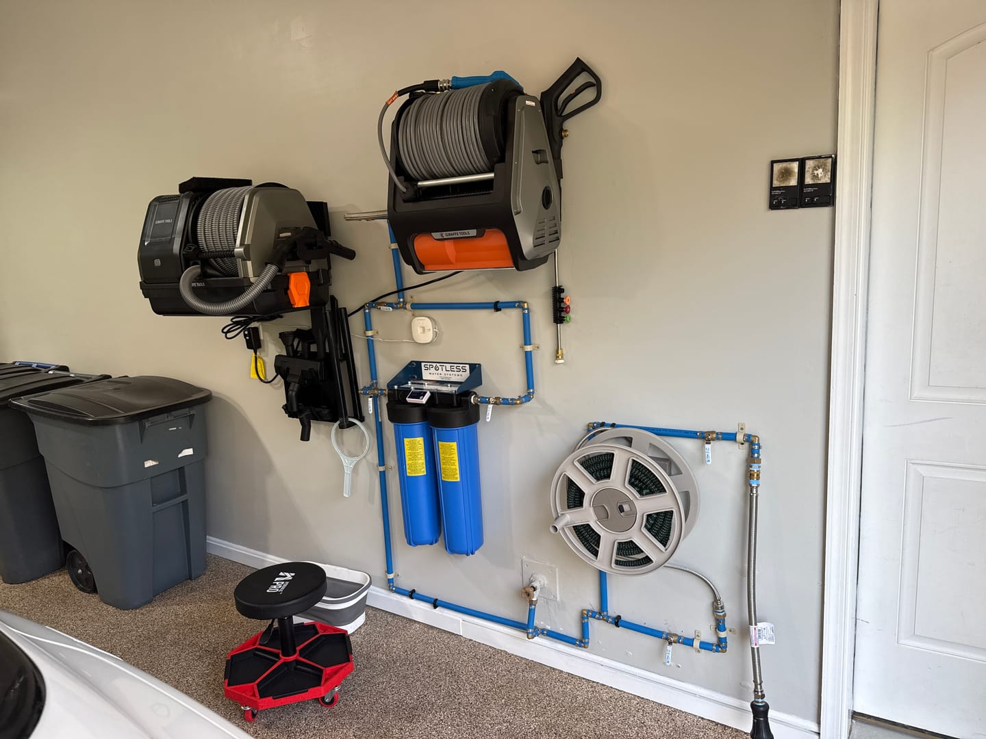 Customer photo review of Grandfalls Retractable Pressure Washer Plus