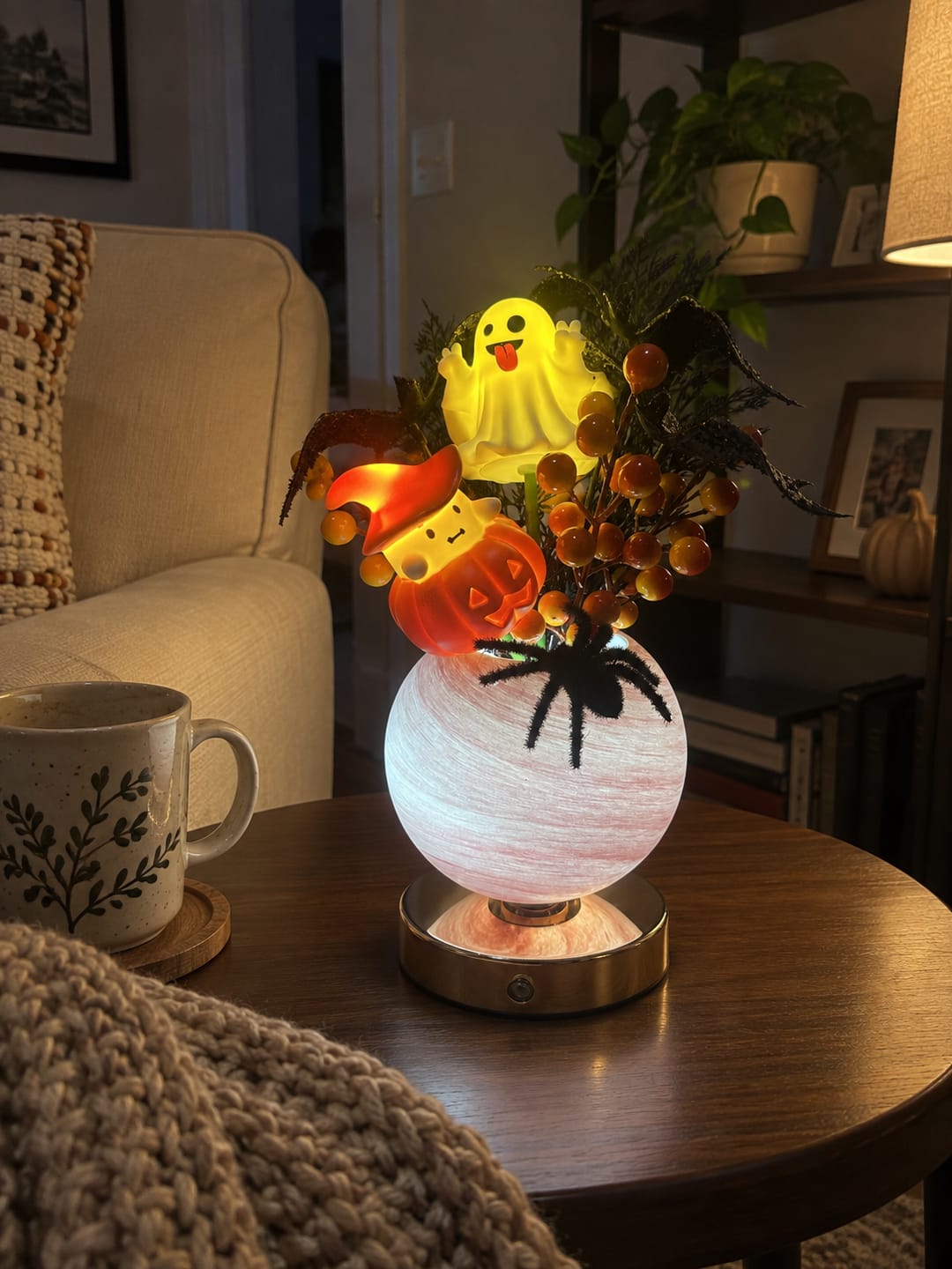 Customer photo review of pumpkin bloom lamp