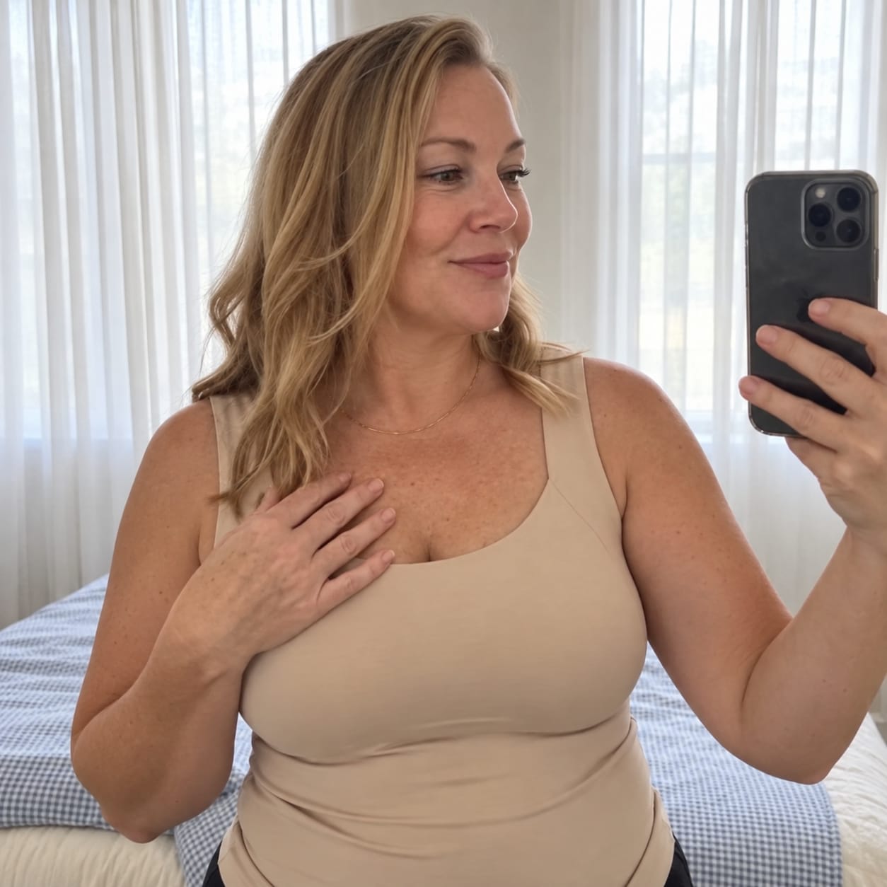 Customer photo review of Maggie's Tank Top