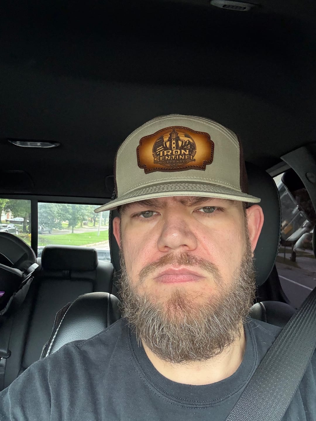 Customer photo review of Richardson 168 Custom Leather Patch Hats