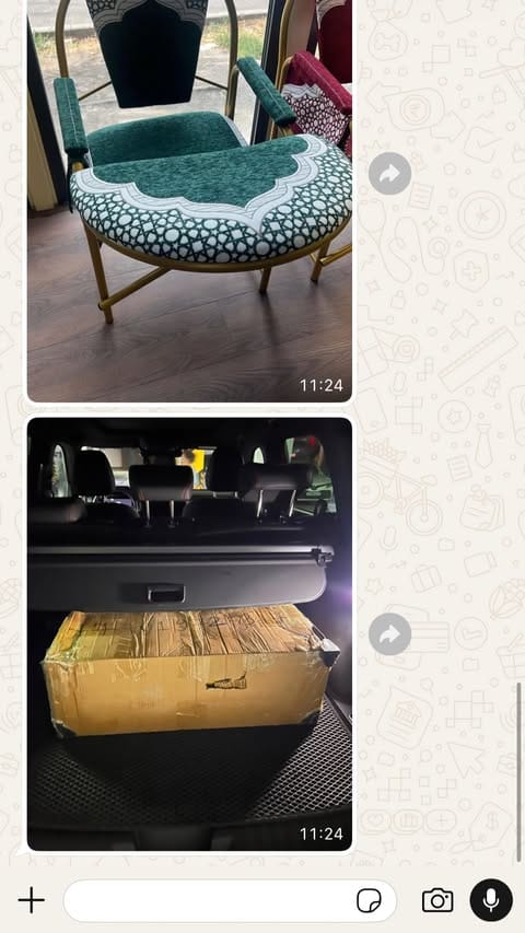 Customer photo review of 🌙 Secdehane™ Destekli Namaz Sandalyesi