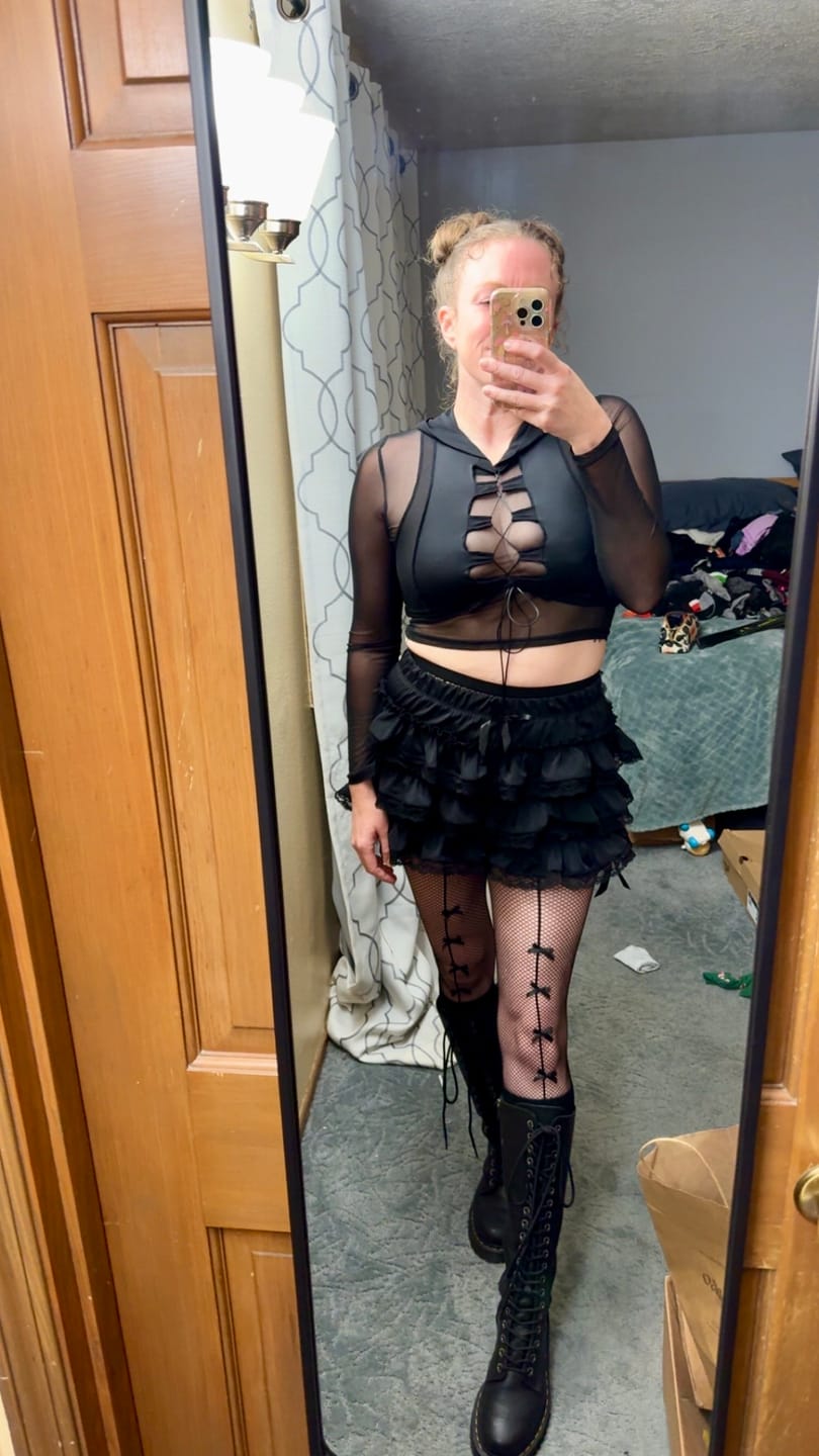 Customer photo review of ✨PRE ORDER✨Black Bloomers