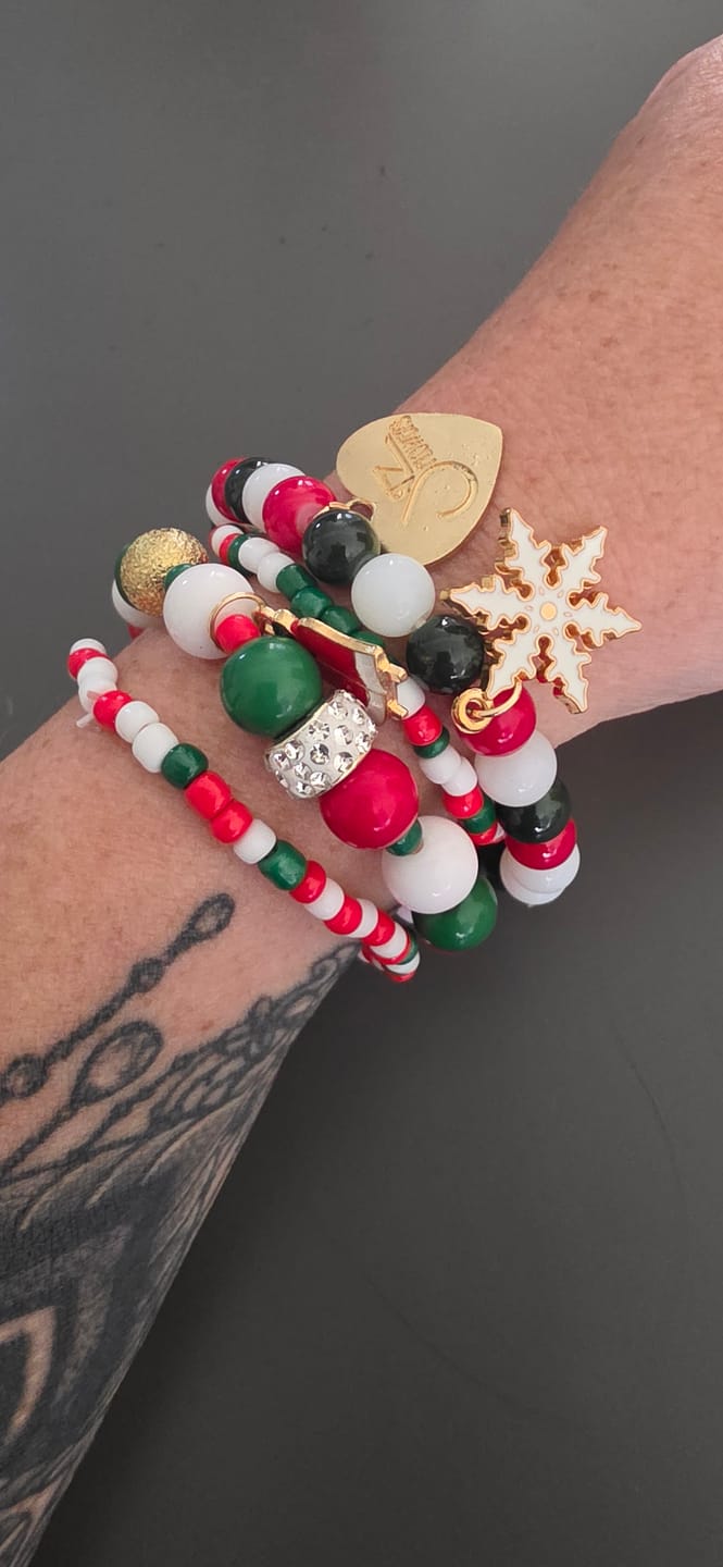 Customer photo review of Mary- Stretchy Doodah Stack Bracelet