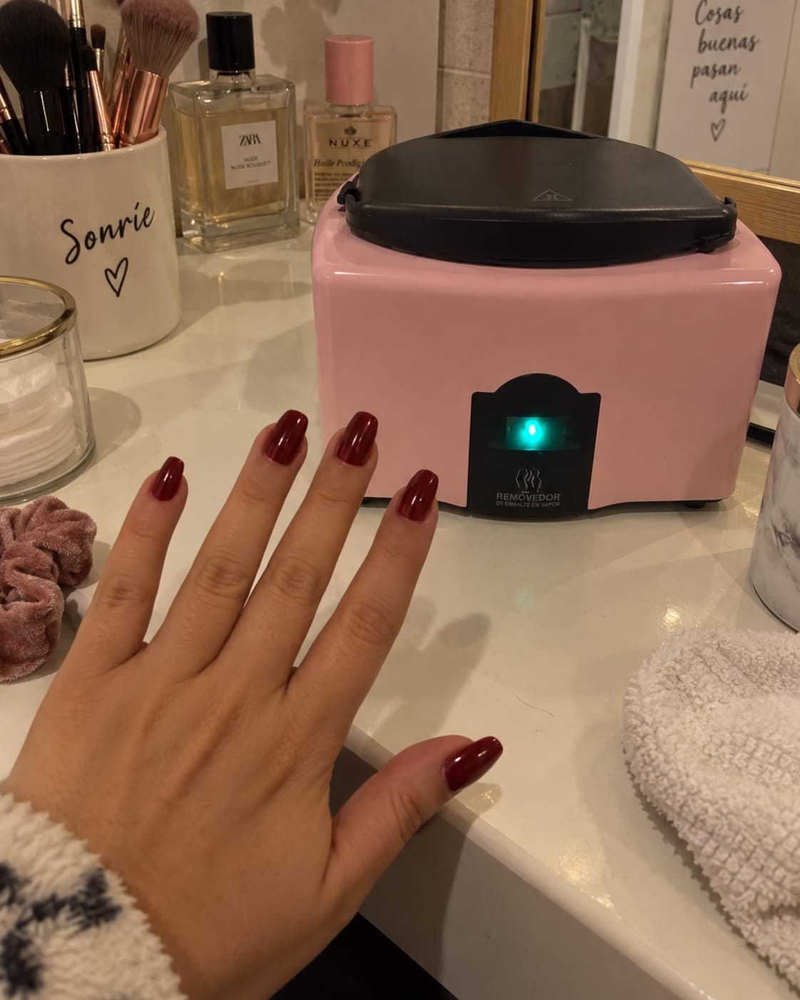 Customer photo review of Removedor de gel de uñas