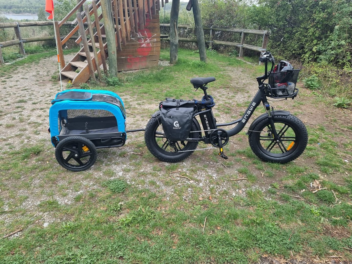 Customer photo review of ENGWE L20 Boost - Zwart (incl. gratis voormand)