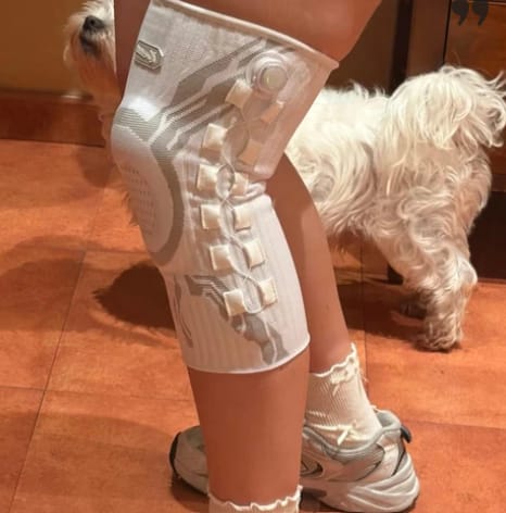 Customer photo review of Rodillera con Almohadilla de Gel