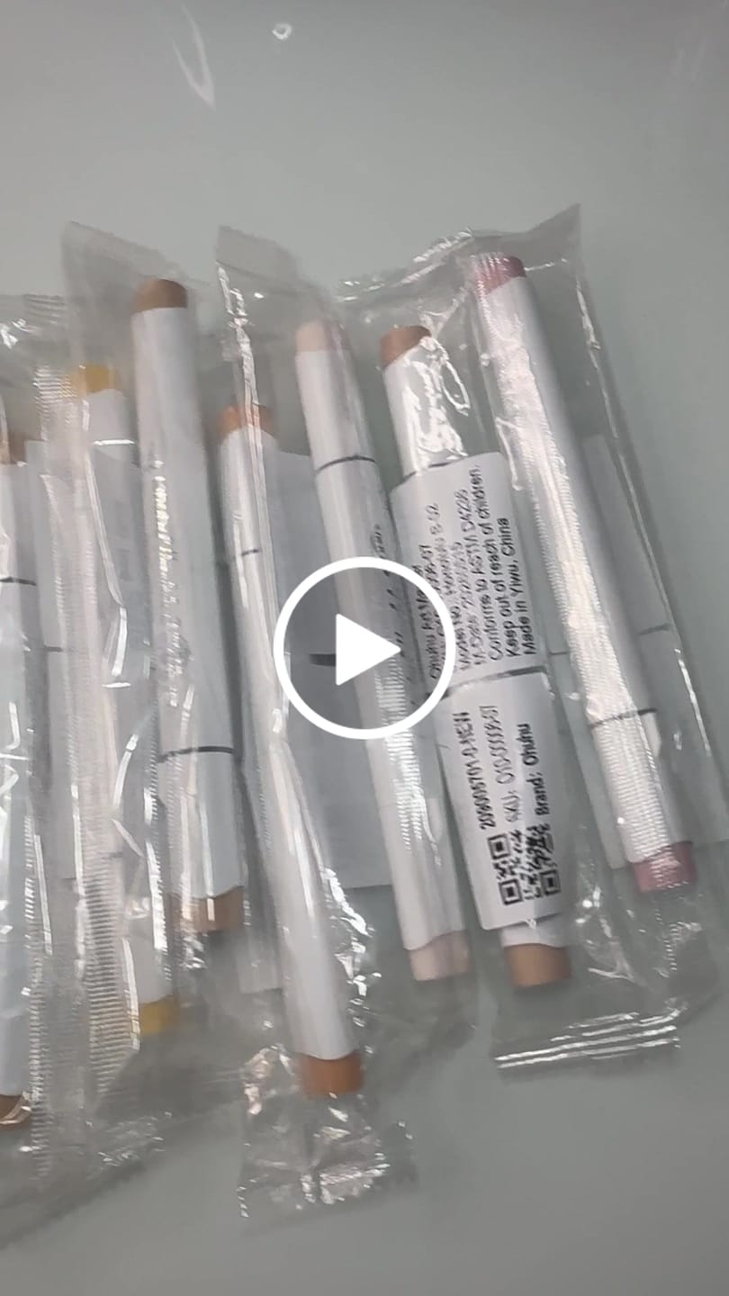 Customer video review of Ohuhu Honolulu B YR95 / E513 Individual Marker, Brush & Fine