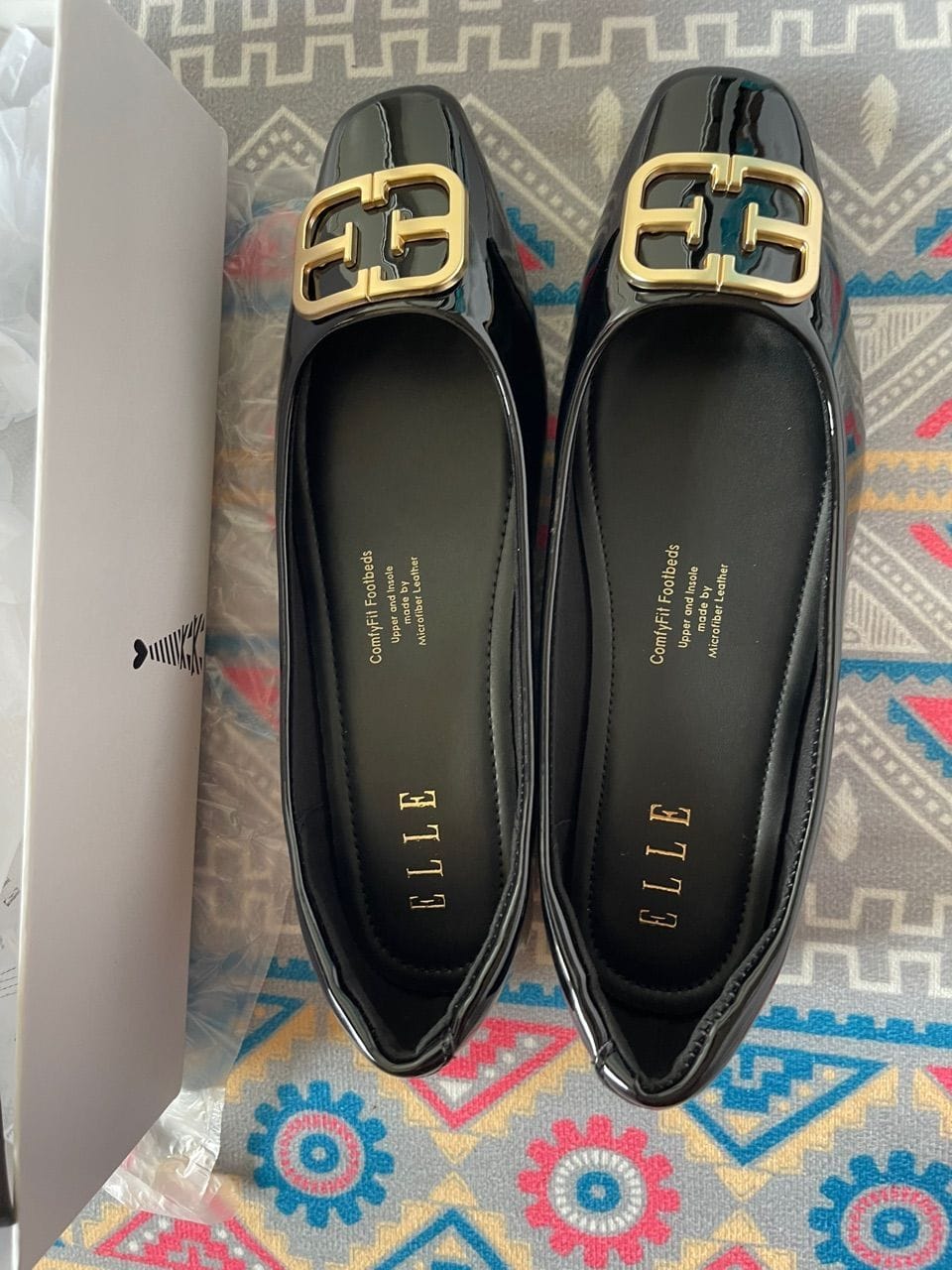 Customer photo review of Jacqueline Slip-on Flats & Ballerina In Black