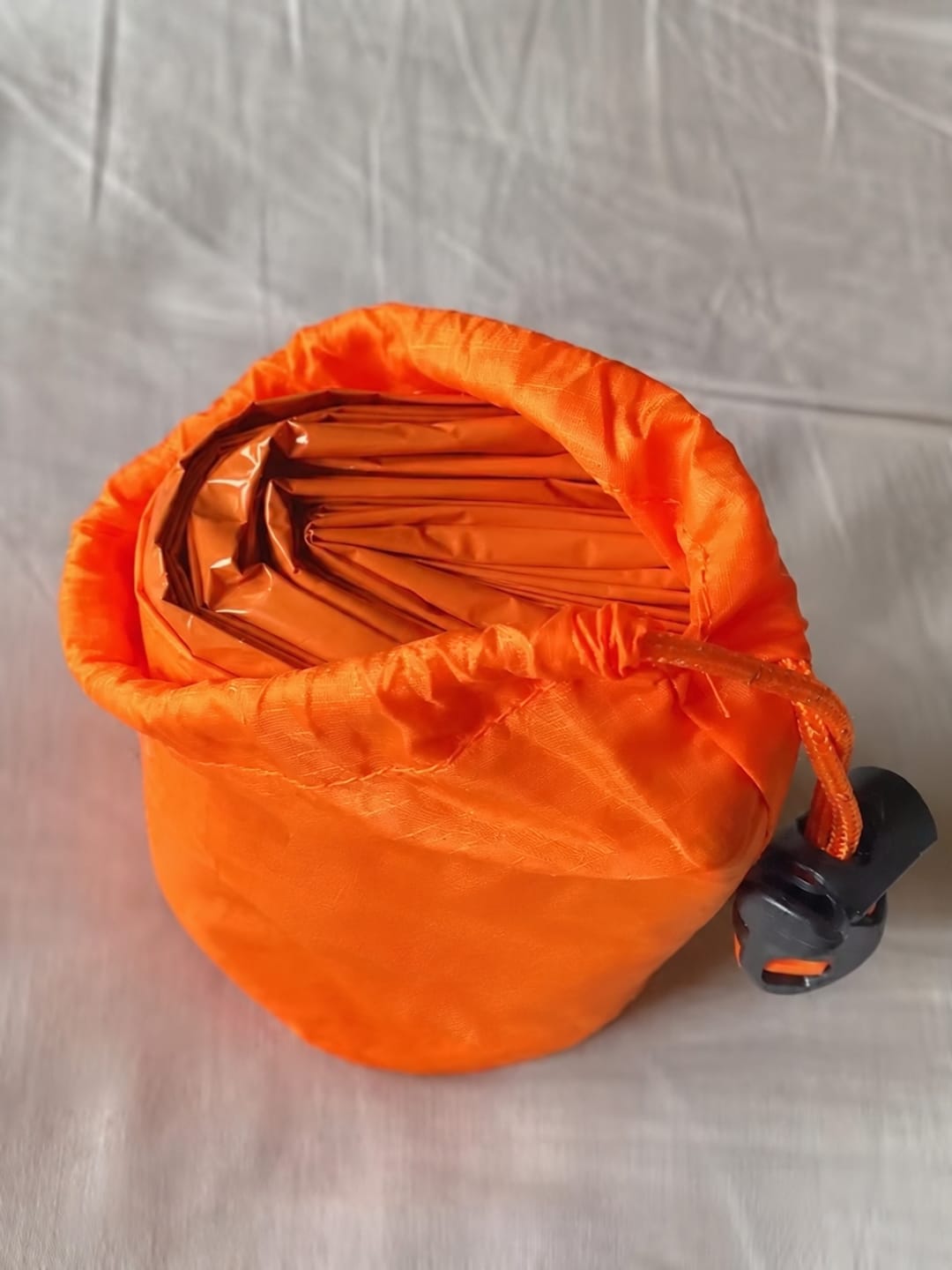 Customer photo review of Saco Vivac Térmico de Emergencia