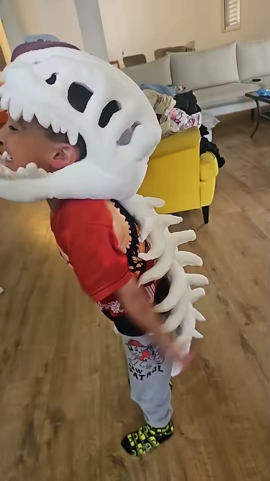 Customer photo review of Ashton SnuggleSaurus
