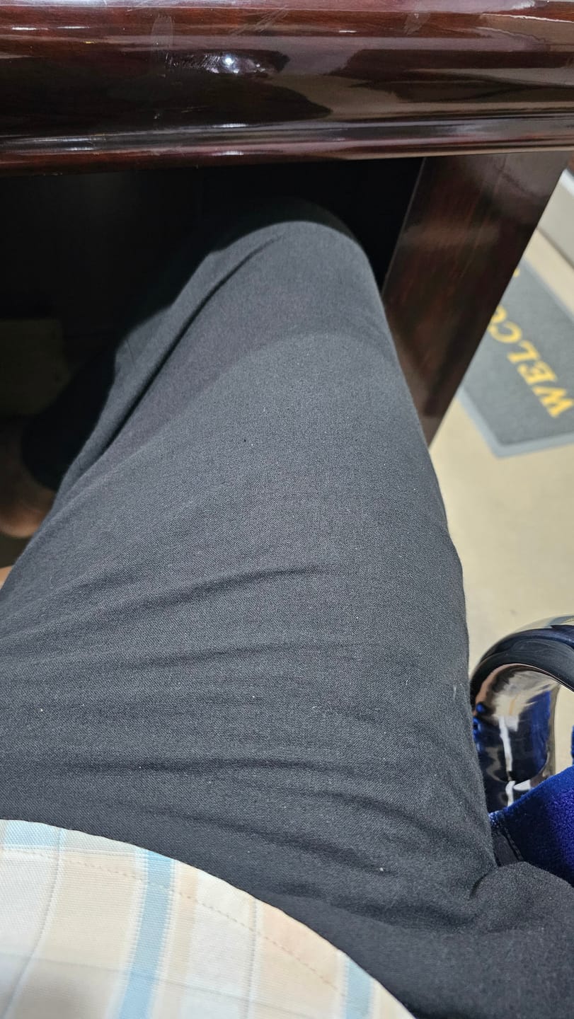 Customer photo review of Men Black Cotton Pant