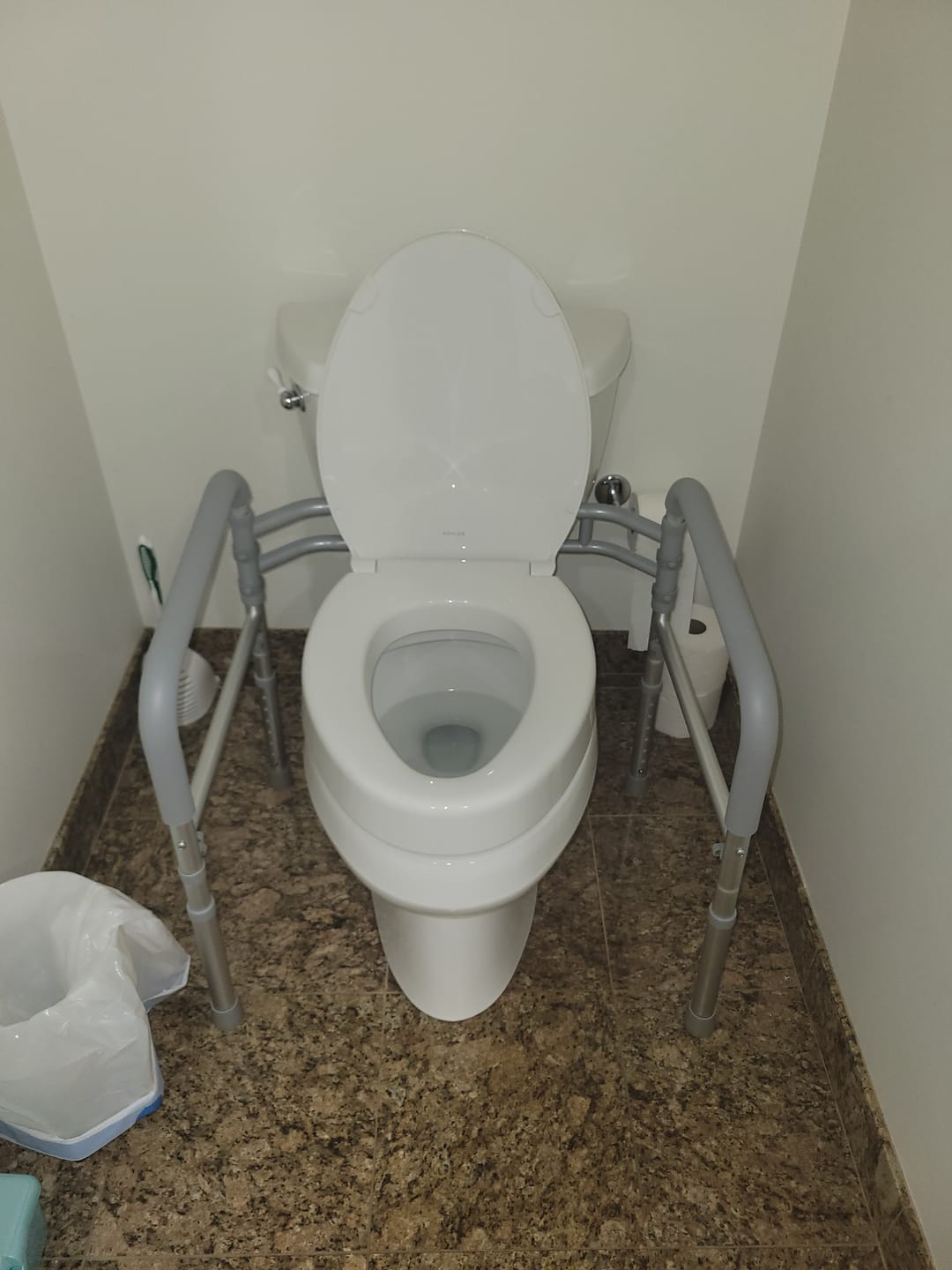 Customer photo review of Toilet Safety Rail (350lb)