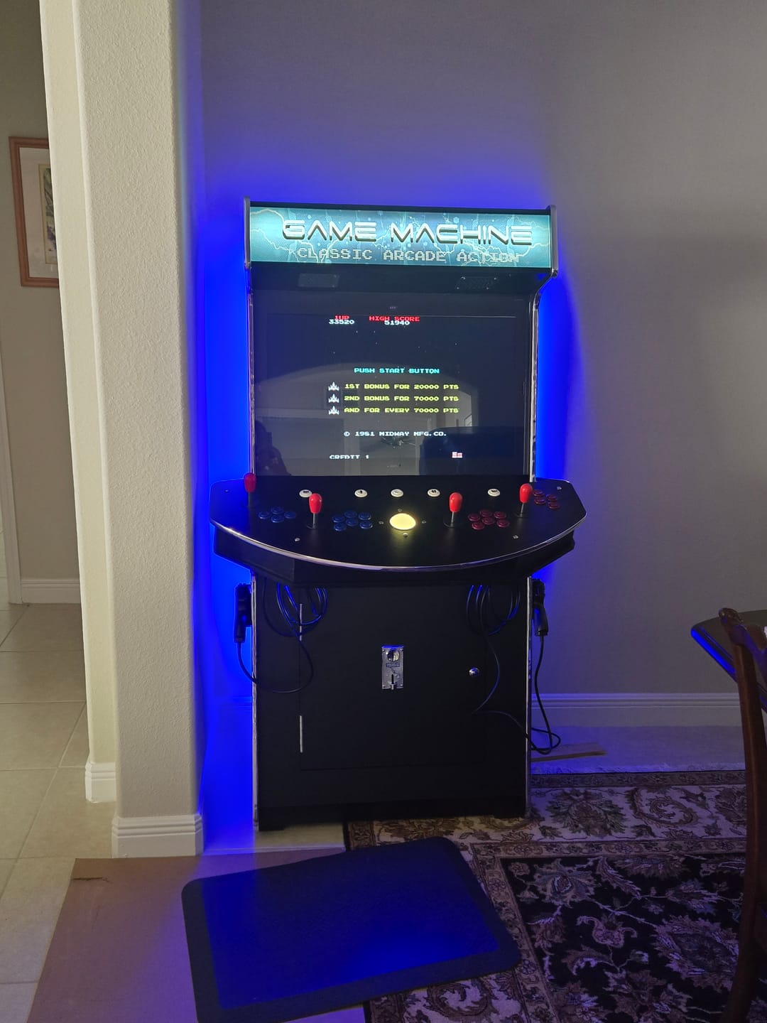 Customer photo review of 4 Player Standup with 2 shooting guns Arcade Machine 4600 Retro Multi Cade Games