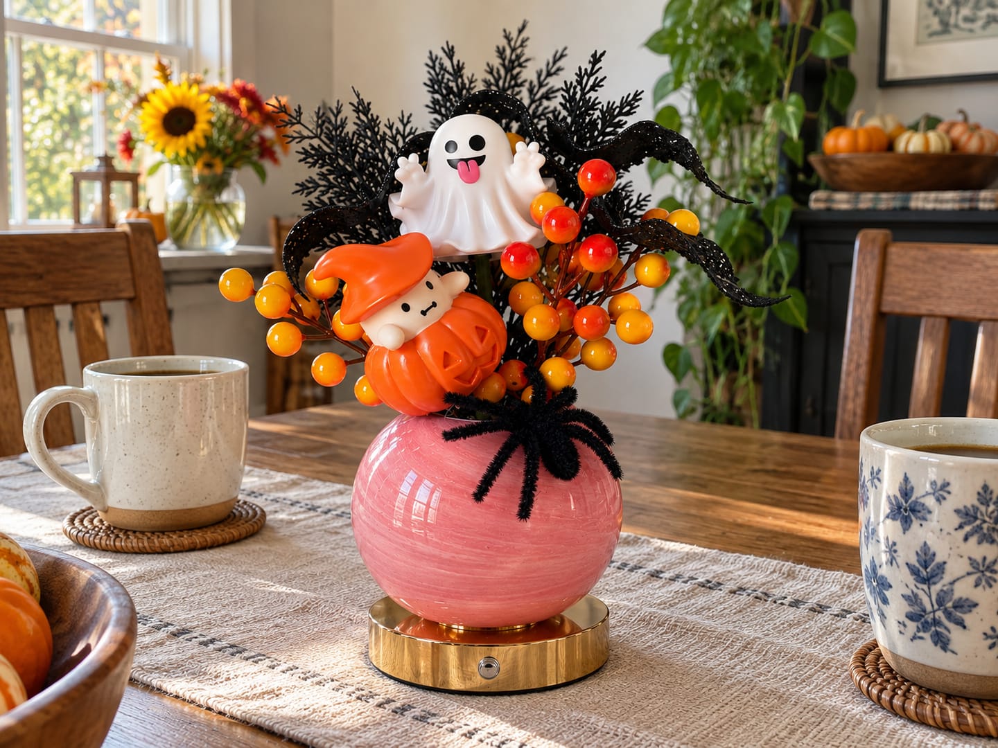 Customer photo review of pumpkin bloom lamp