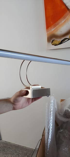 Customer photo review of Arandela Picture Light Bronze LED Quadros Design