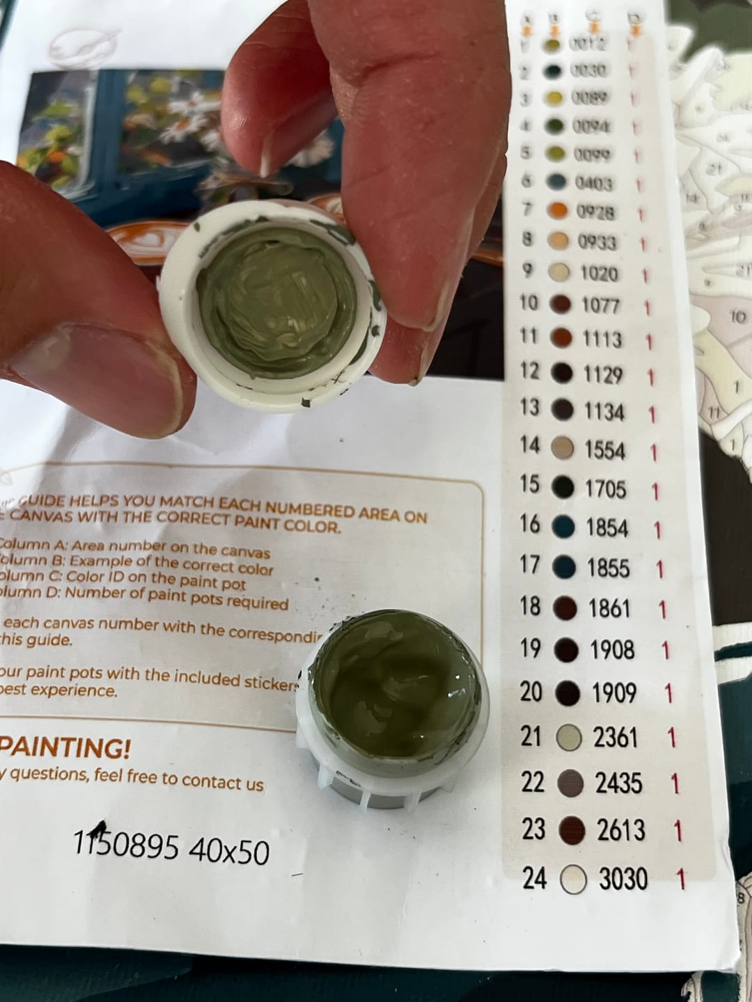 Customer photo review of Village nostalgia | Paint by Number