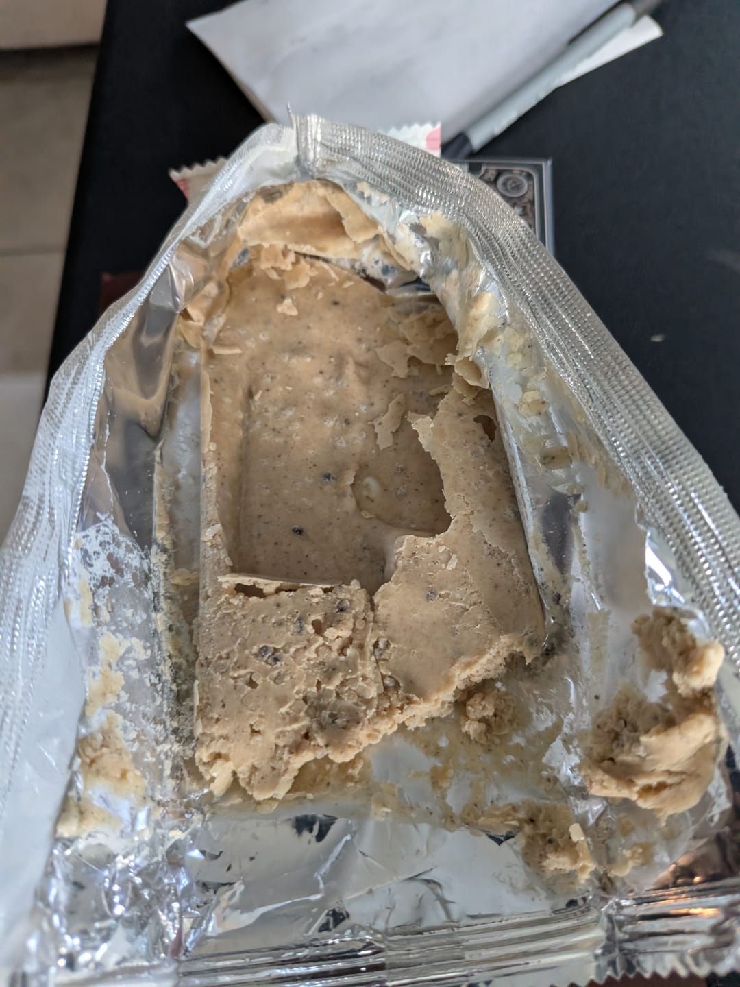 Customer photo review of Berries and Cream Chocolate Bar (12,000 MG)