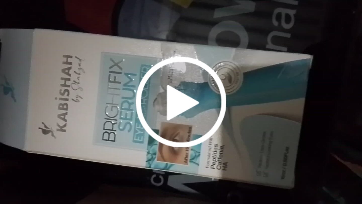 Customer video review of Brightfix Serum Eye Roller