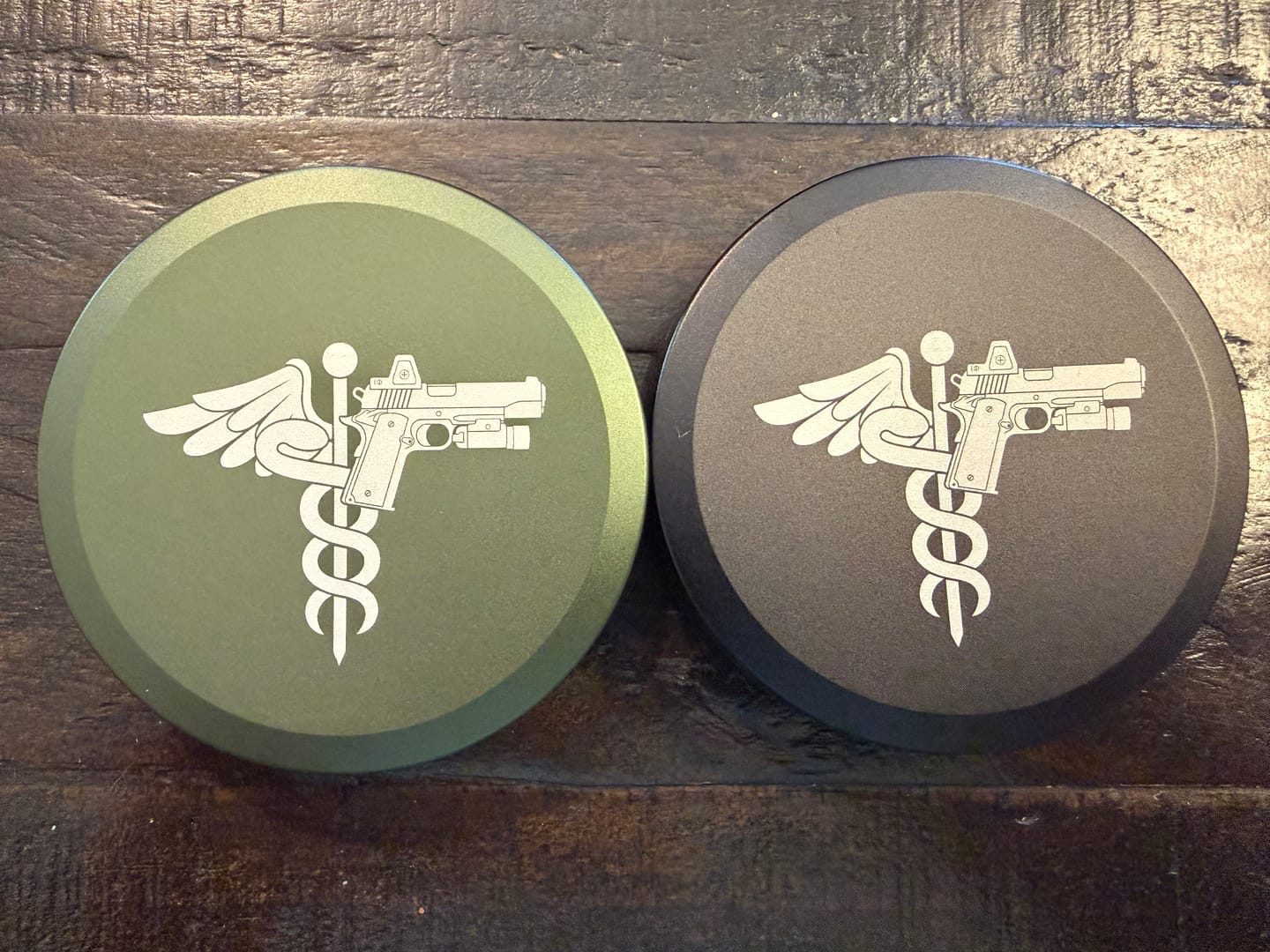 Customer photo review of Custom Laser-Engraved Pouch Tin