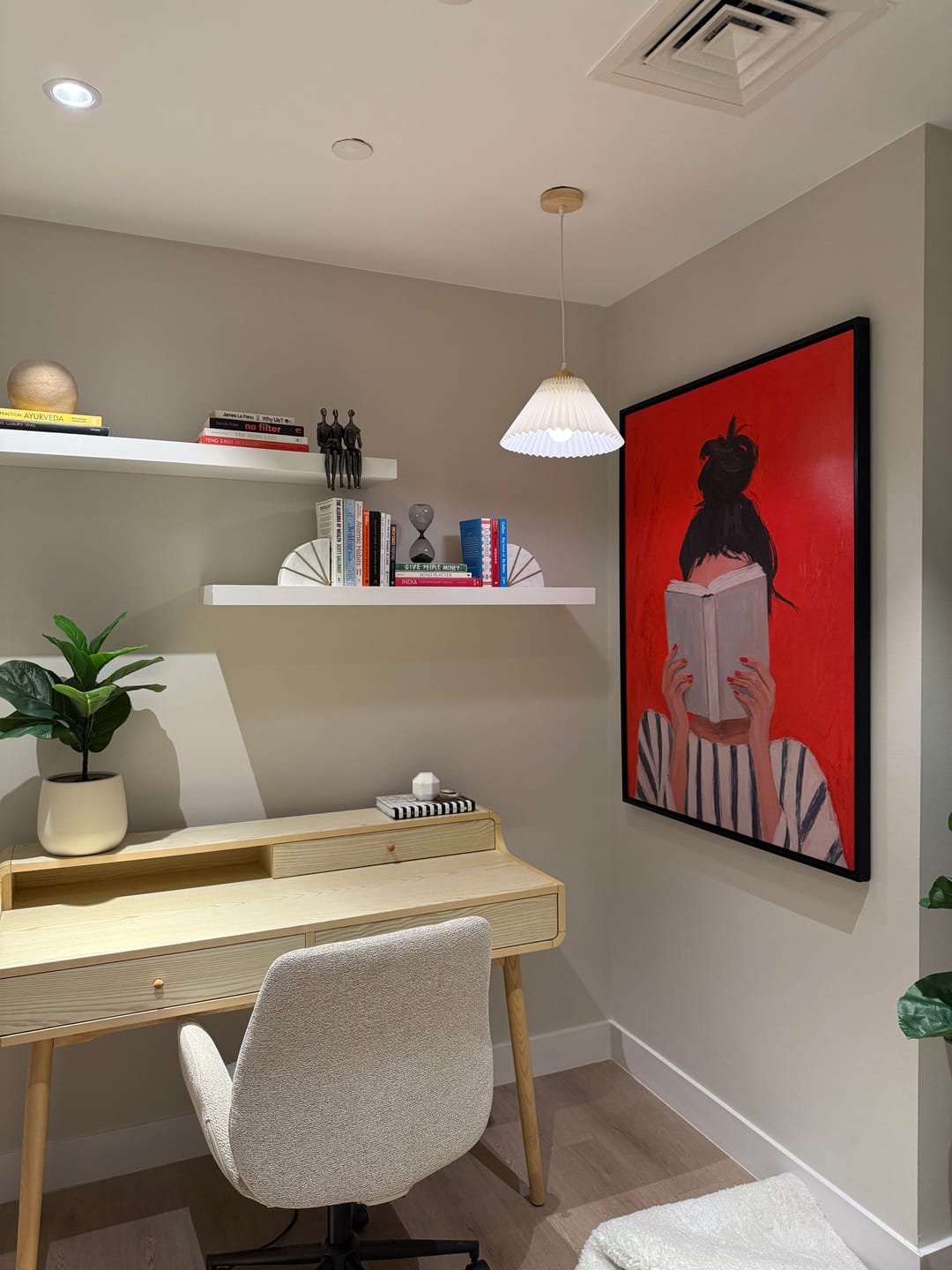 Customer photo review of Retro Desk 127 Cm Smz17307-N