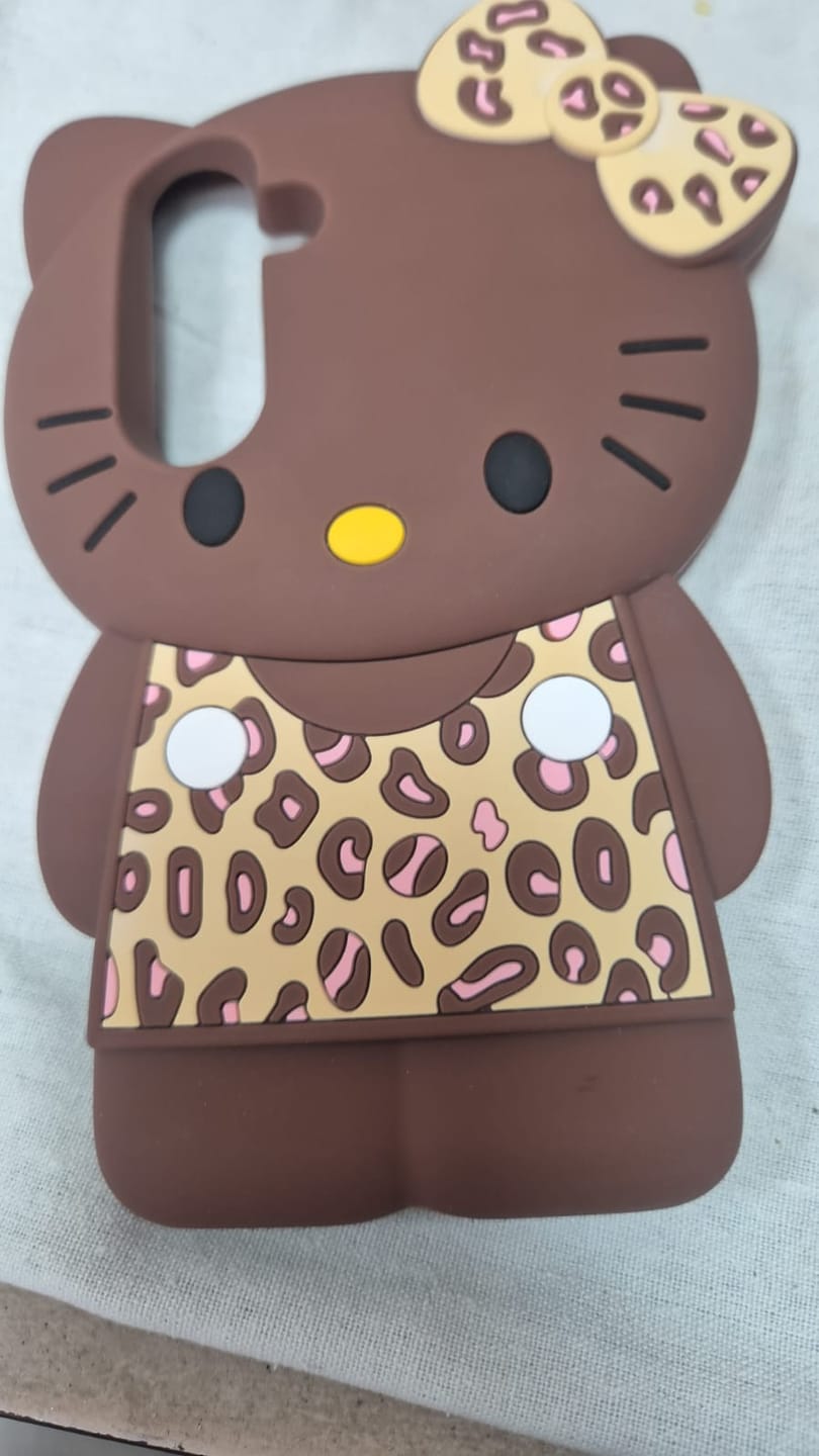 Customer photo review of 3D Hello Samsung Kitty Brown Black Leopard Dress Pre-Order Rubber Silicone Case