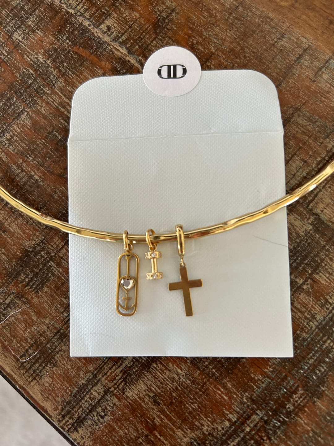 Customer photo review of Mini Dumbbell Charm